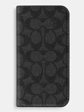 Coach Black Signature Iphone 16 Pro Folio
In Signature Canvas Phone Wallet 🆕